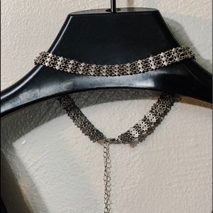 Metal Diamond Sexy Choker Necklace